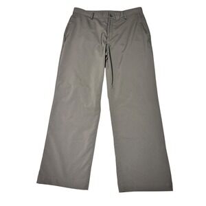 Under‎ Armour Men's Golf Pants Gray Straight Fit Size 36 30 Polyester Elastane